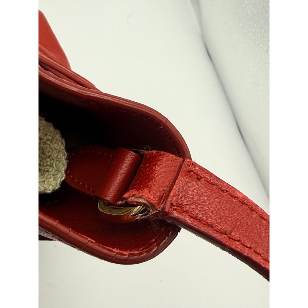 Authentic Jimmy Choo Barra Bucket/Tote | Red Nappa Leather - Picture 16 of 16